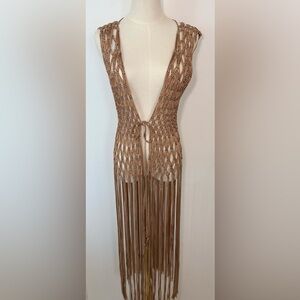 Andreina Macrame NWT- hand made cover up!